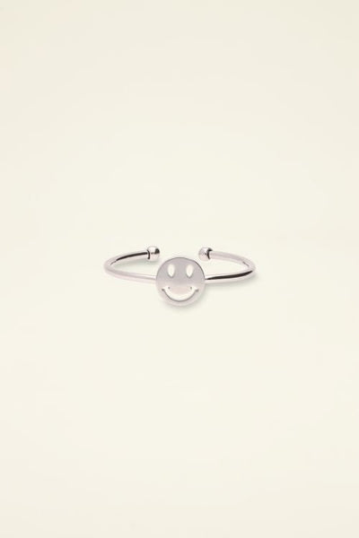 Trendjuwelier Bemelmans - My Jewellery Ring Met Smiley Zilver r12