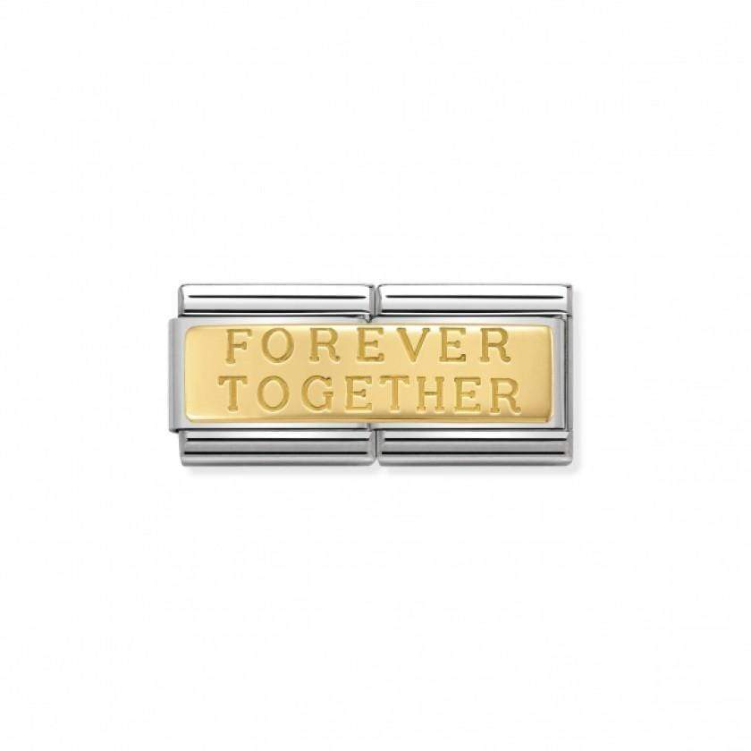 Nomination Verwisselbare Dubbele Link Forever Together | Trendjuwelier Bemelmans.