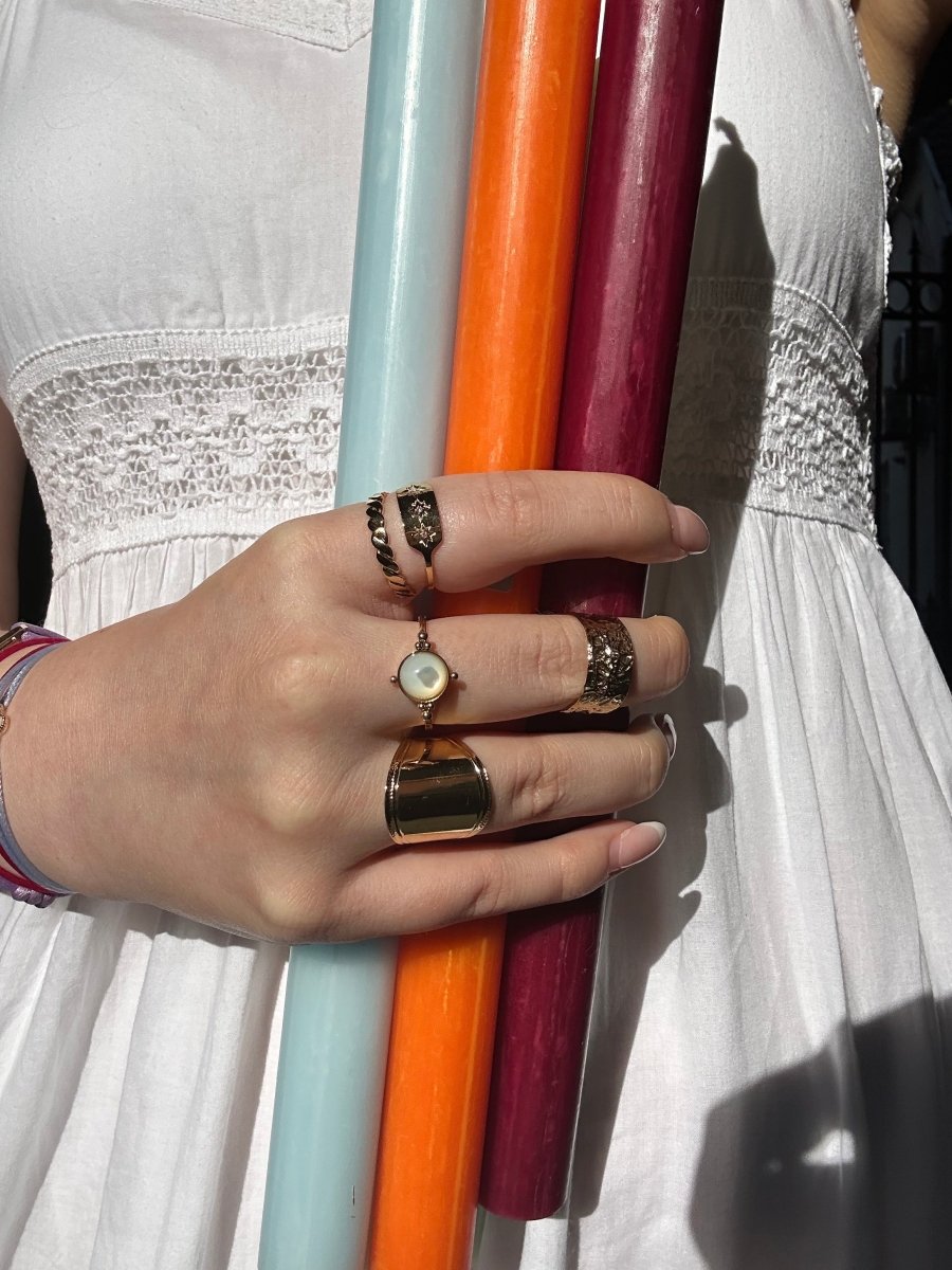 Trendjuwelier Bemelmans - Zag Bijoux #6 Rope Stacking Ring Goud