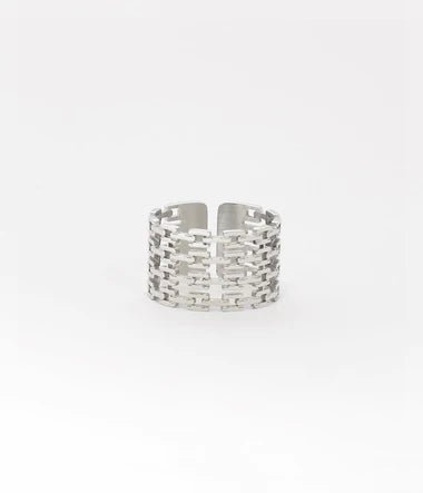Trendjuwelier Bemelmans - Zag Bijoux Link Ring Zilver r45